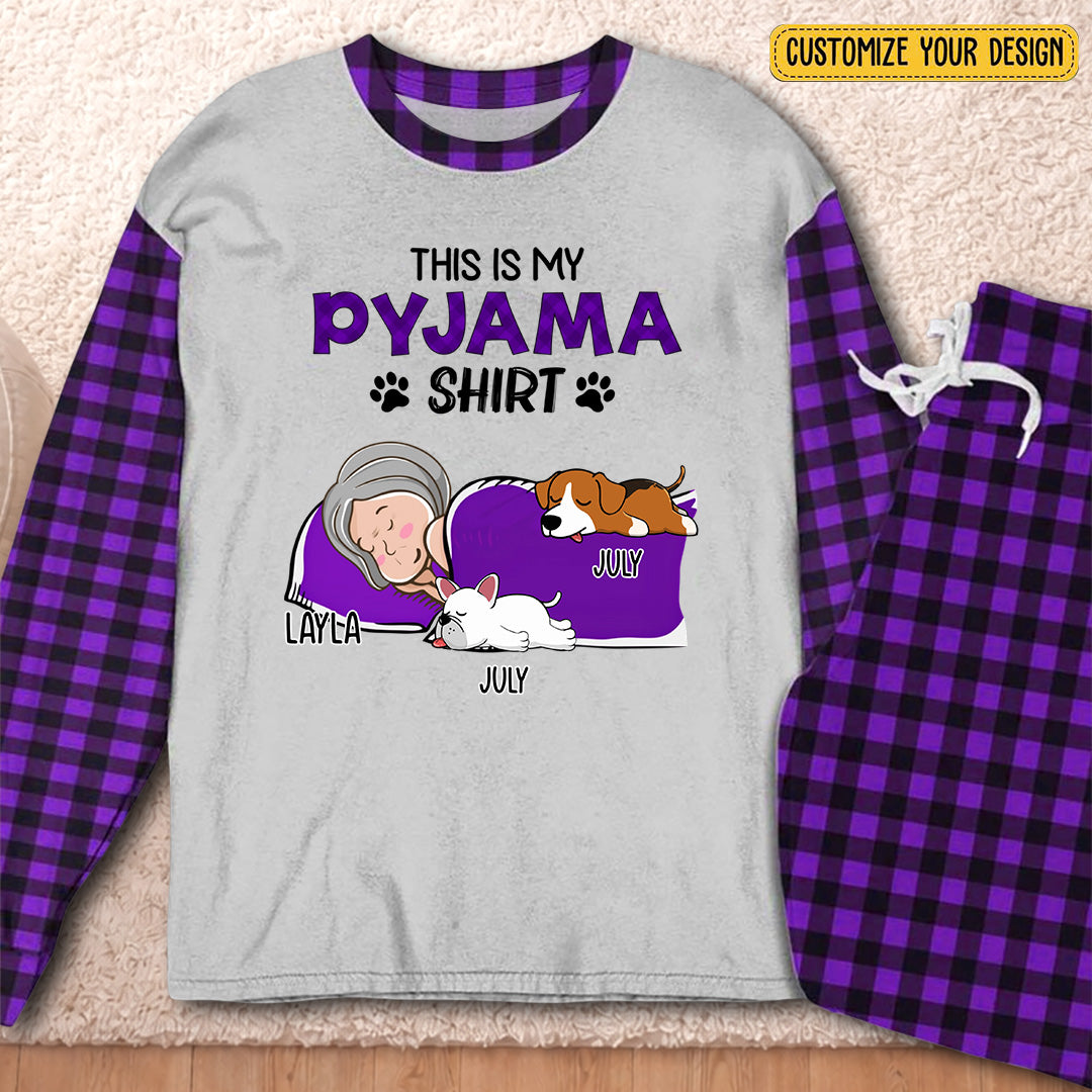 PSTPA01 This Is My Pajama Shirt - Personalized Custom Pajama Set