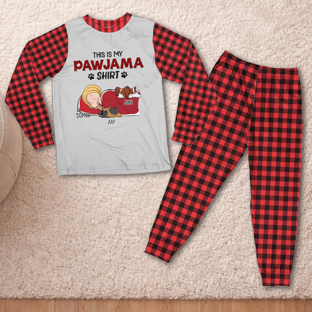 PSTPA01 This Is My Pajama Shirt - Personalized Custom Pajama Set