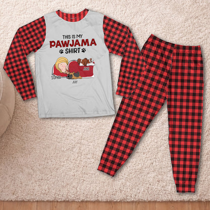 PSTPA01 This Is My Pajama Shirt - Personalized Custom Pajama Set