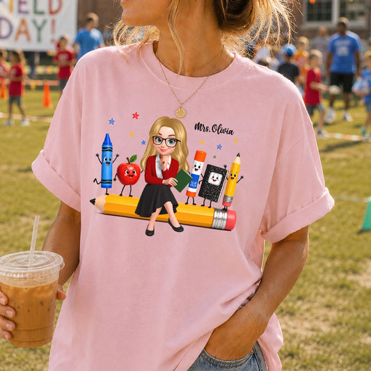 UPST103 Back To School Funny Colorful - Personalized T-shirt Hoodie