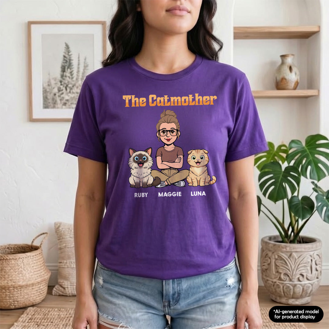 UPST108 The Catmother Retro - Personalized T-shirt Hoodie