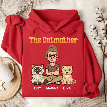 UPST108 The Catmother Retro - Personalized T-shirt Hoodie