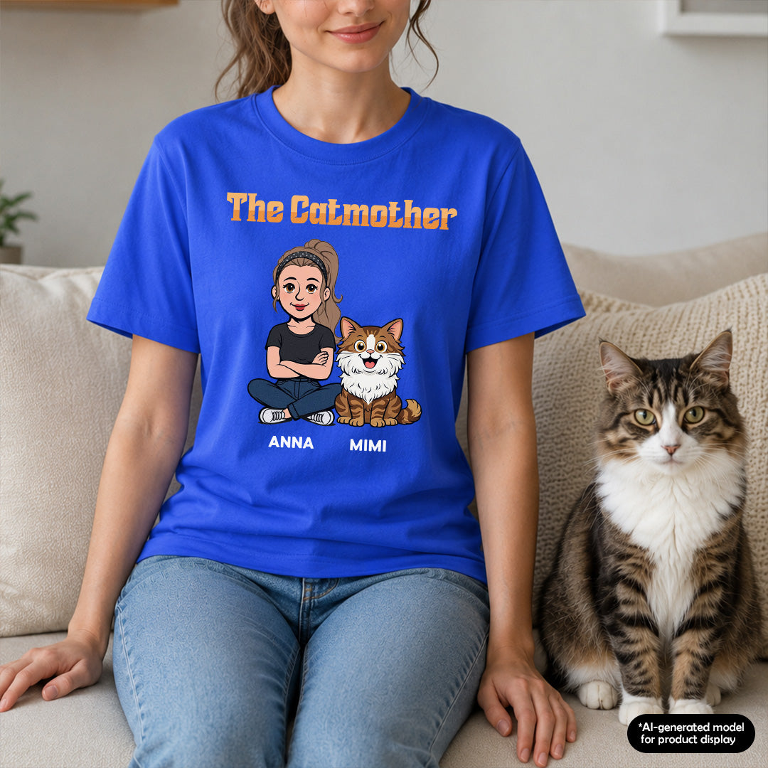 UPST108 The Catmother Retro - Personalized T-shirt Hoodie