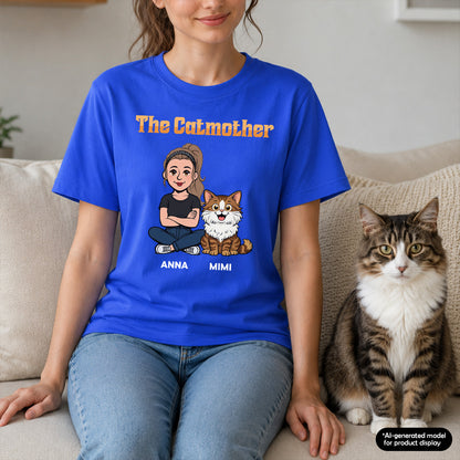 UPST108 The Catmother Retro - Personalized T-shirt Hoodie