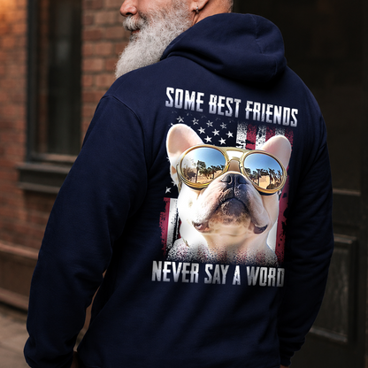 VPST64 Some Best Friends Never Say A Word - Personalized Back T-shirt Hoodie
