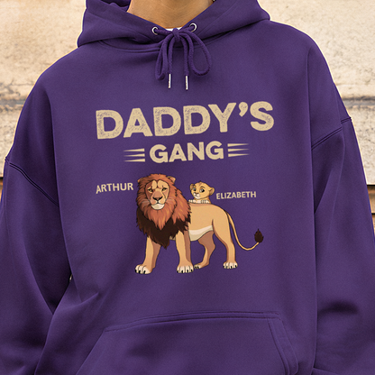 VPST06 Daddy's Gang - Personalized Custom T-shirt Hoodie