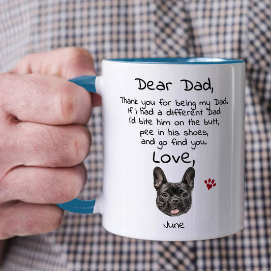 PST94 Dear Dog Dad Dog Mom Dog Parent - White Mug Accent Mug