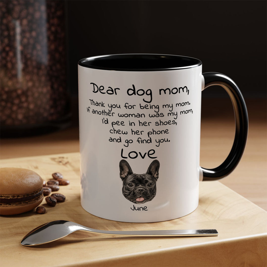 PST91 Dear Dog Dad Dog Mom Dog Parent - White Mug Accent Mug