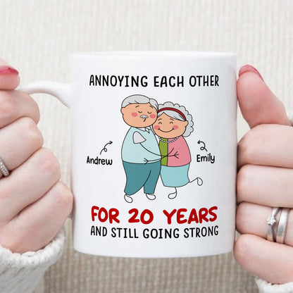 PST105 Annoying Each Other - White Mug Accent Mug
