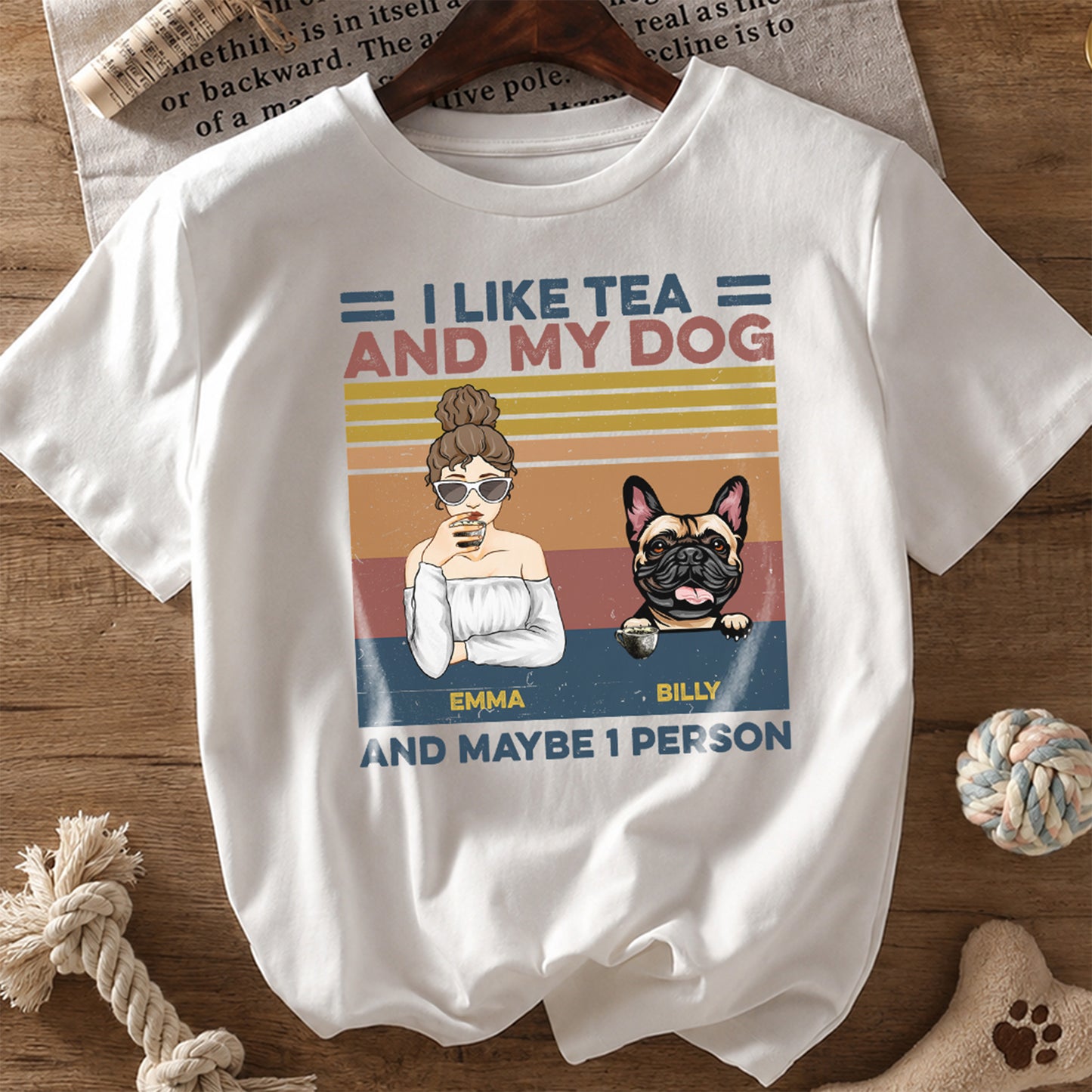 UPST127 I Like Beer And My Dog And Maybe 3 People - Personalized T-shirt Hoodie