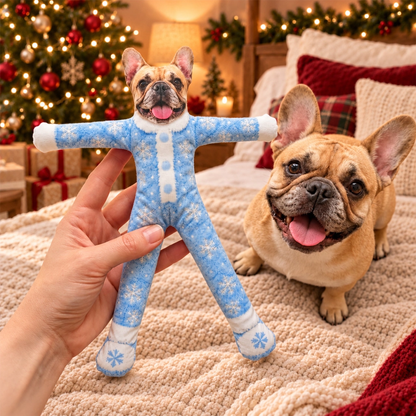 PST260 Merry Christmas Funny - Personalized Poseable Plush Doll