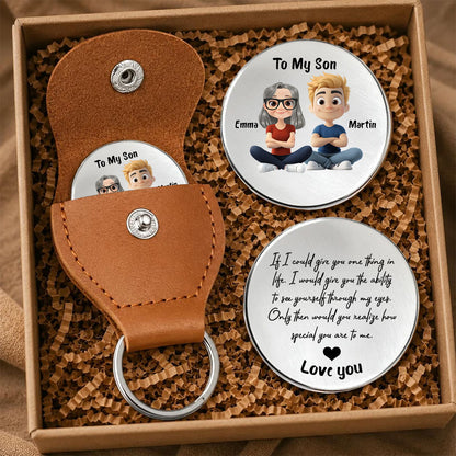 UPST133 To My Son You Are Special - Personalized Custom Pocket Hug