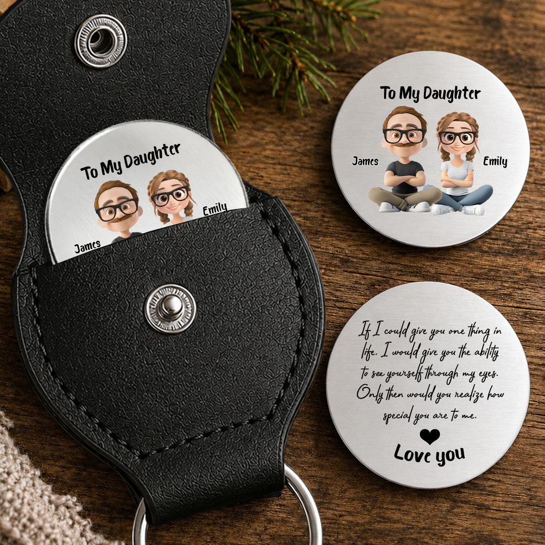 UPST134 To My Daughter You Are Special - Personalized Custom Pocket Hug