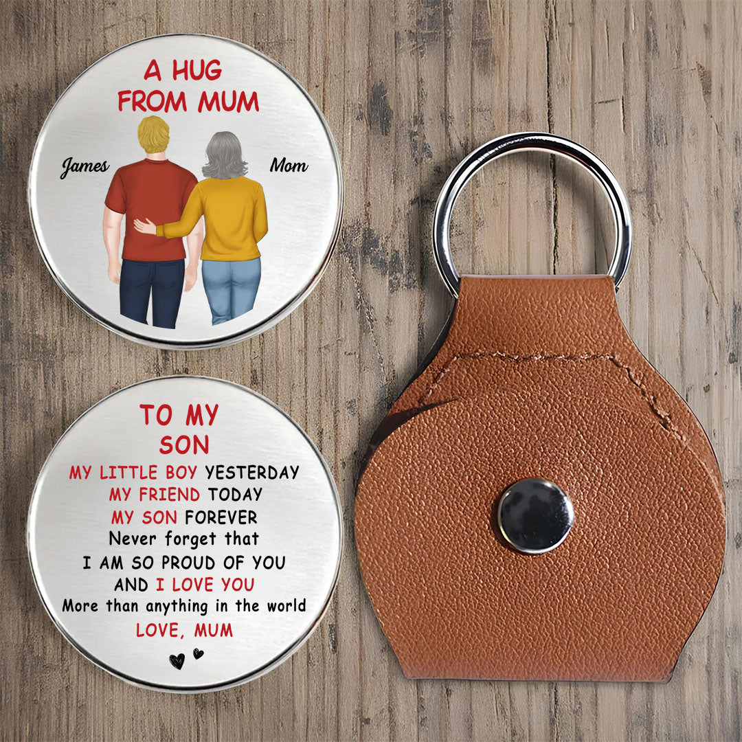 UPST138 A Hug Form Mom - Personalized Custom Pocket Hug