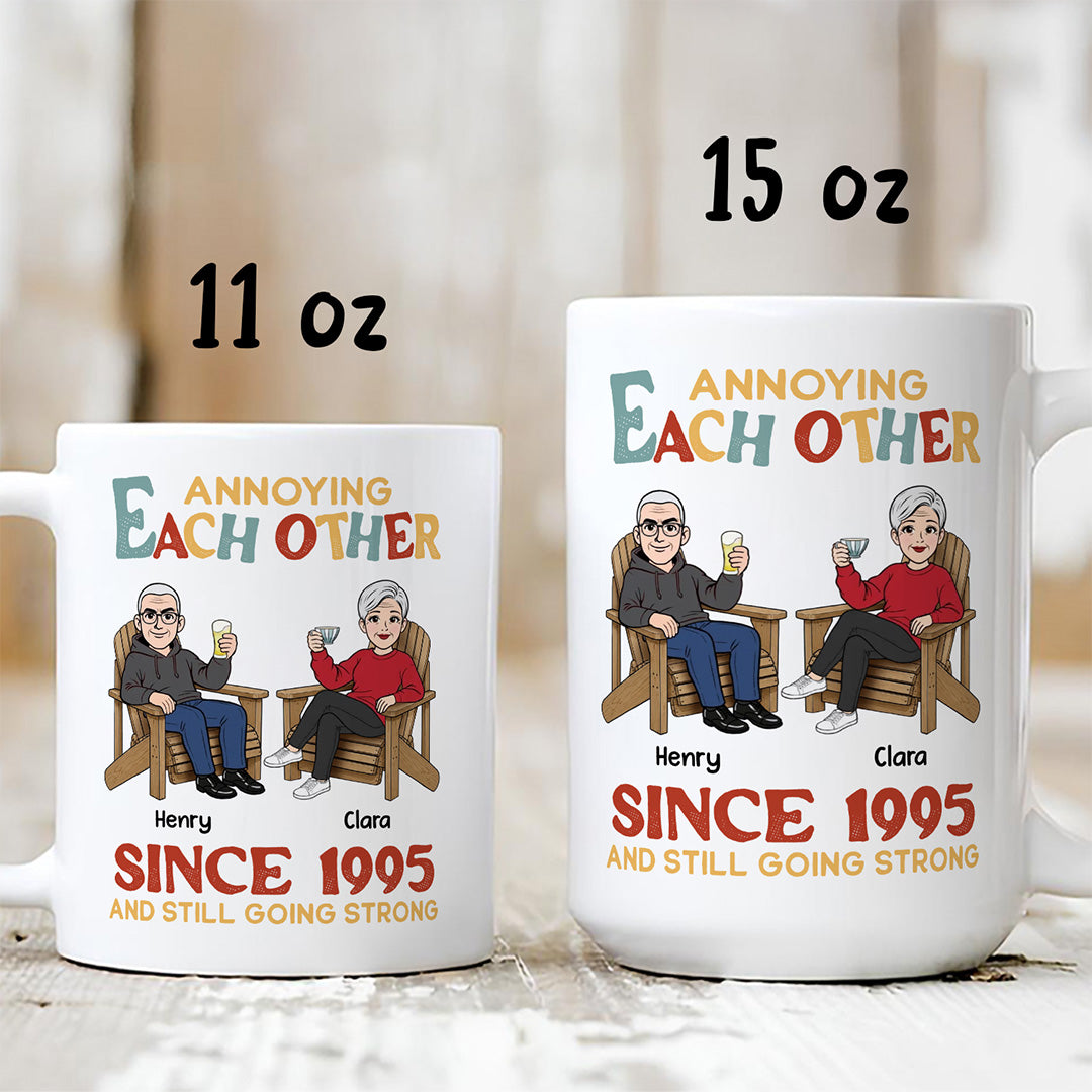 UPST145 Annoying Each Other Since - Personalized White Mug Accent Mug
