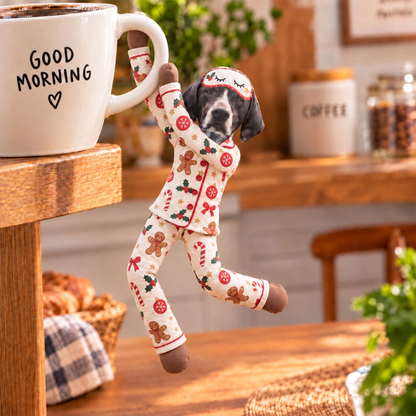 PST261 Merry Christmas Funny Pajamas - Personalized Poseable Plush Doll