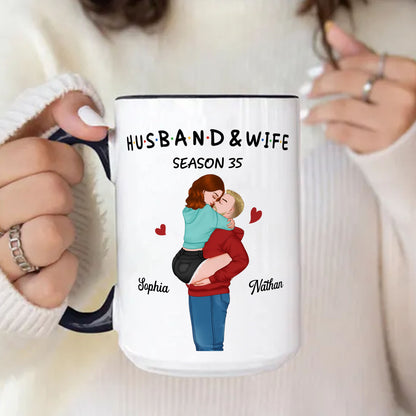 PST131 Hubby and Wifey Season - White Mug Accent Mug