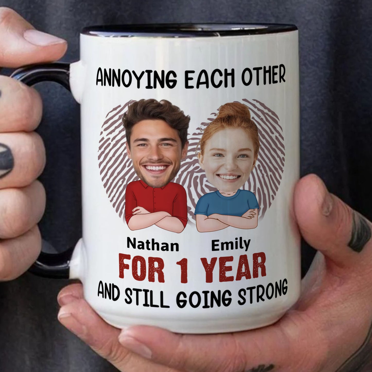 PST114 Annoying Each Other - White Mug Accent Mug