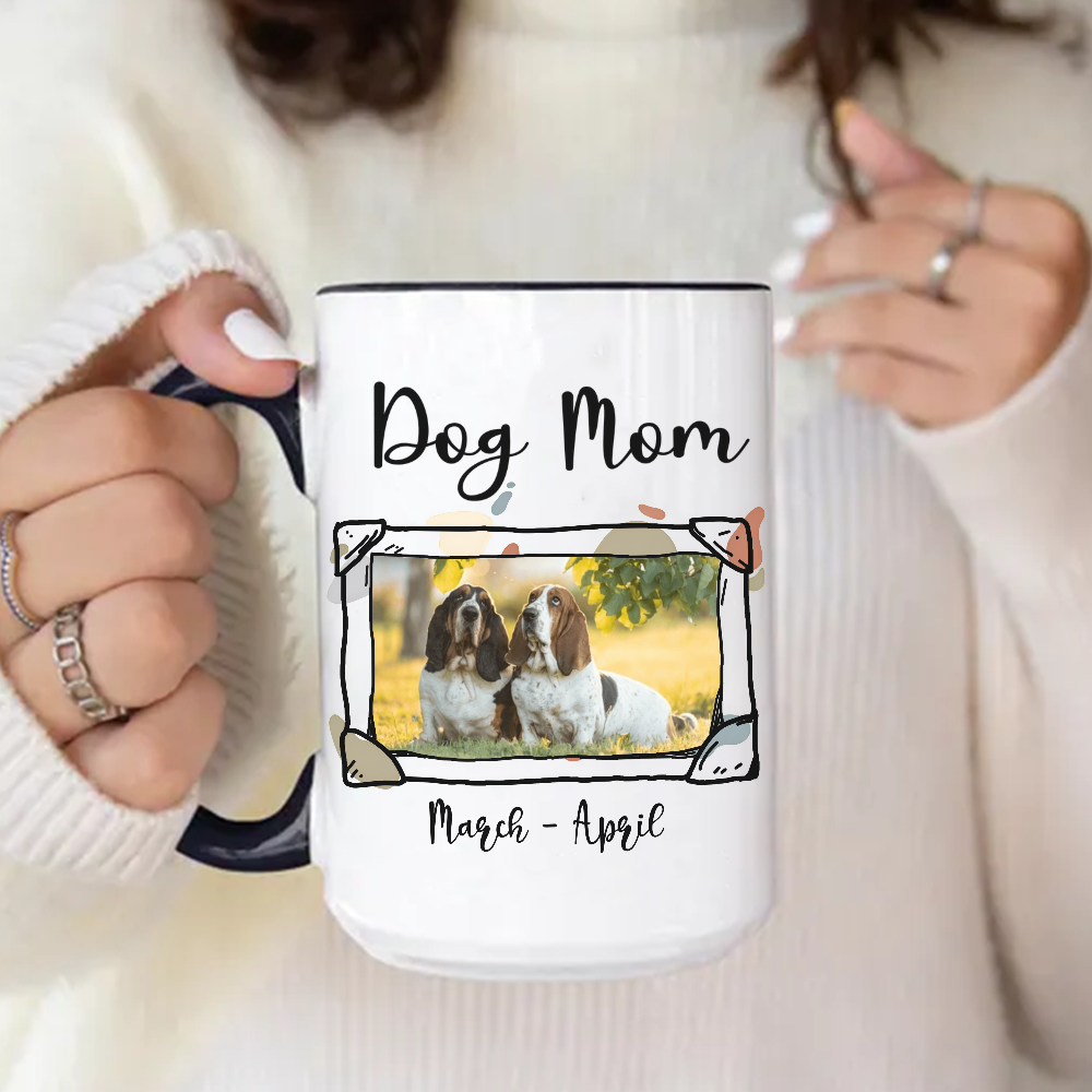 ETT2906 Dog Parents Photo Upload-Personalized Custom Accent Mug