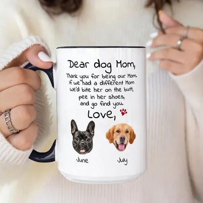 PST94 Dear Dog Dad Dog Mom Dog Parent - White Mug Accent Mug