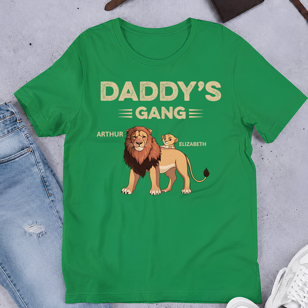VPST06 Daddy's Gang - Personalized Custom T-shirt Hoodie
