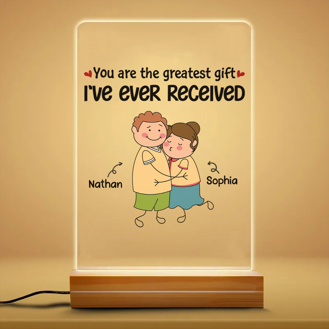 PNL04 You Are Certainly The Greatest Gift - Personalized Night Light