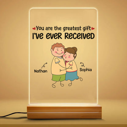 PNL04 You Are Certainly The Greatest Gift - Personalized Night Light