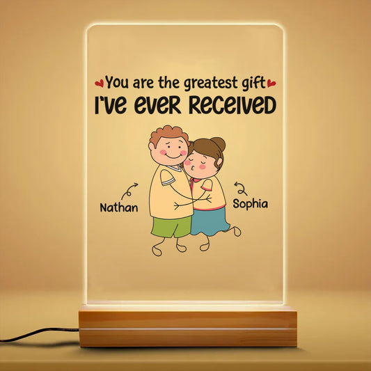PNL04 You Are Certainly The Greatest Gift - Personalized Night Light