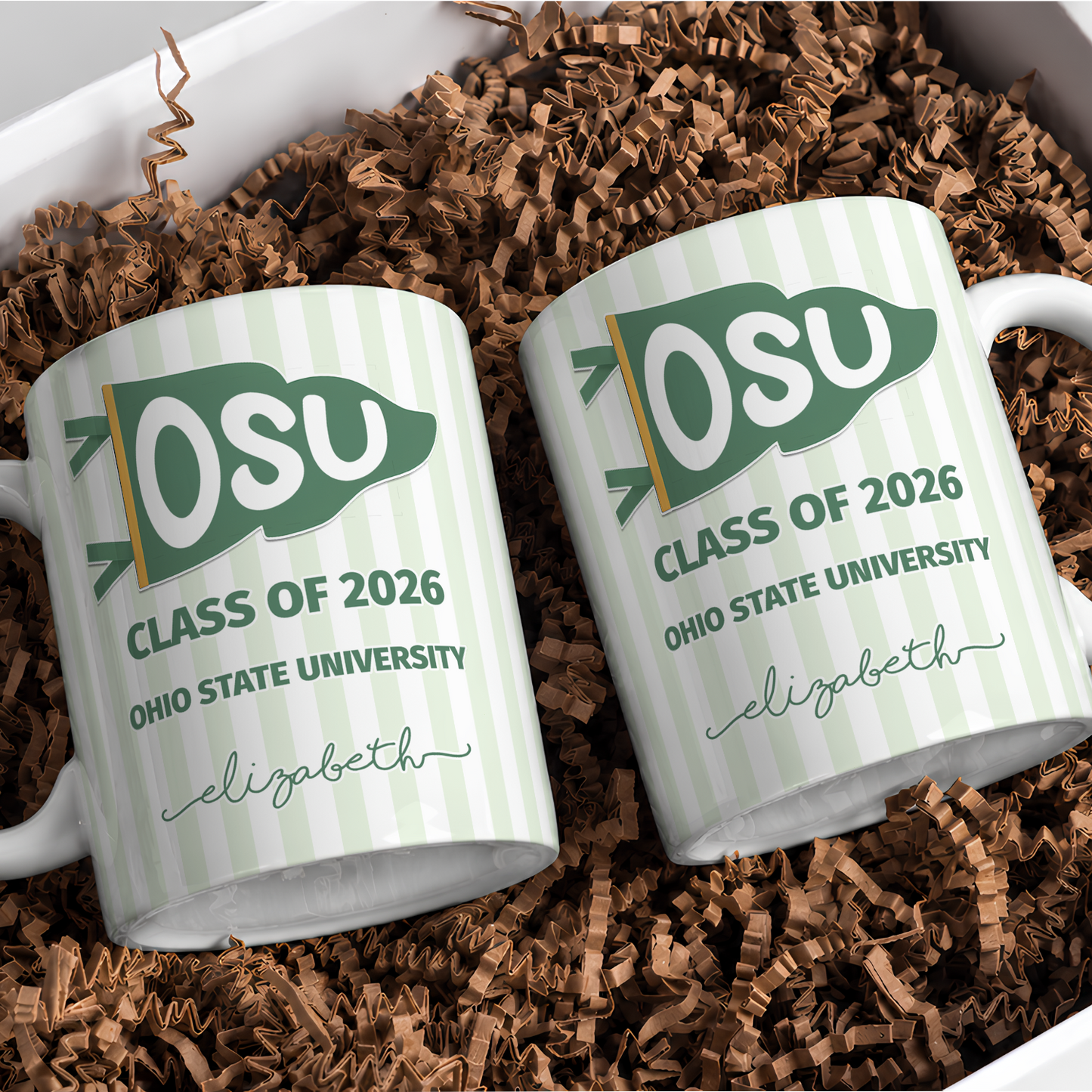 VPST60 Class Of Back To School Pennant Flag - Personalized White Mug Accent Mug