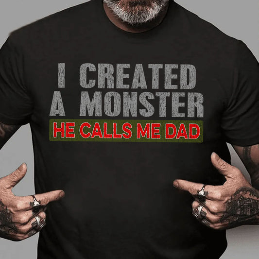 PST213 I Created A Monster - Personalized Custom T-shirt Hoodie