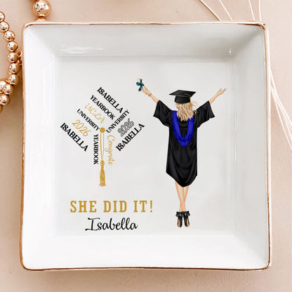 PSD08 She He Did It - Personalized Custom Jewelry Dish