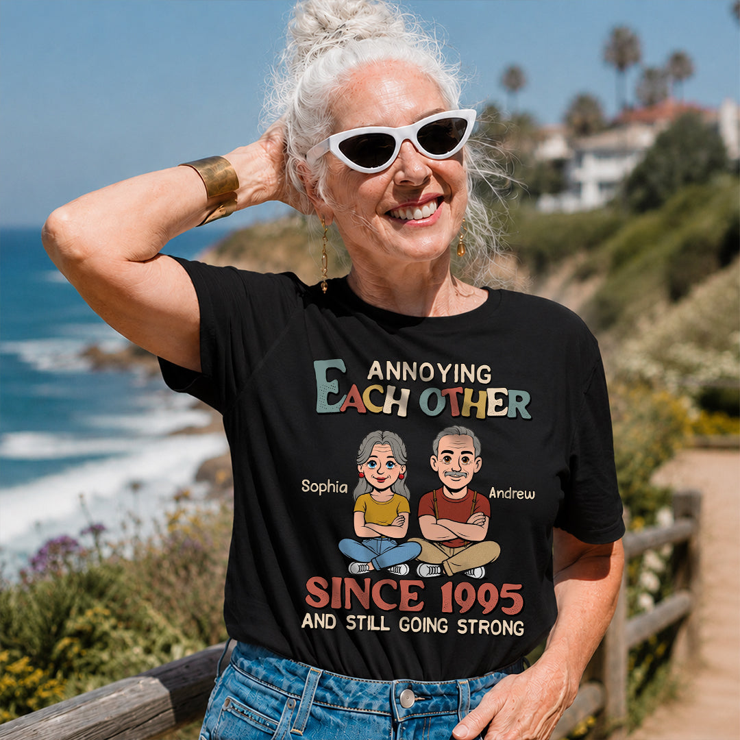 PST241 Annoying Each Other Since - Personalized T-shirt Hoodie