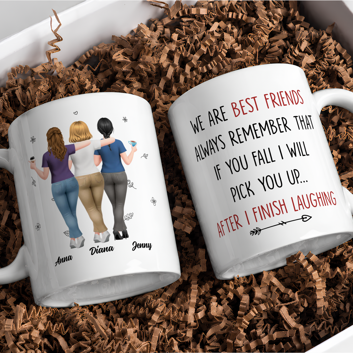 VPST79 I Will Pick You Up After I Finish Laughing - Personalized White Mug Accent Mug