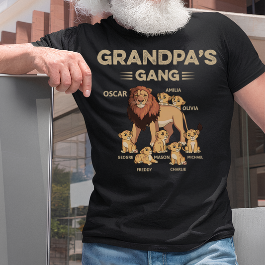 VPST06 Daddy's Gang - Personalized Custom T-shirt Hoodie
