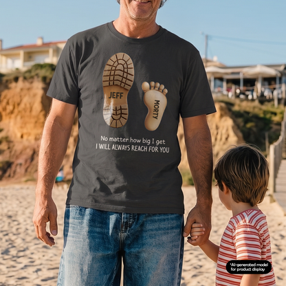 MPST03 I Will Always Reach For You - Personalized T-shirt Hoodie
