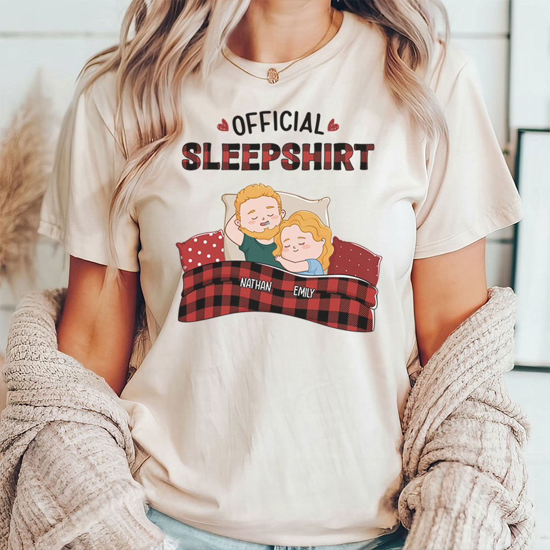 PSTPA10 Official Sleepshirt Couple - Personalized Custom T-shirt Hoodie