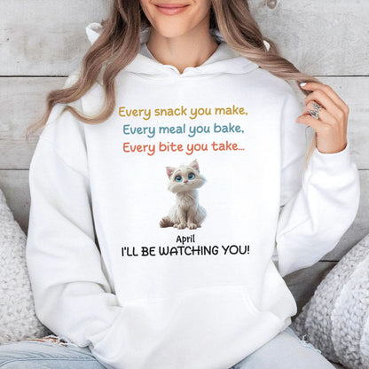 PST62 I'll Be Watching You Cat Lover - Personalized Custom T-shirt