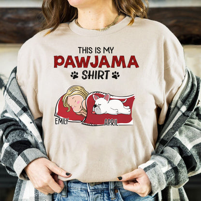 PSTPA01 This Is My Pajama Shirt - Personalized Custom T-shirt Hoodie