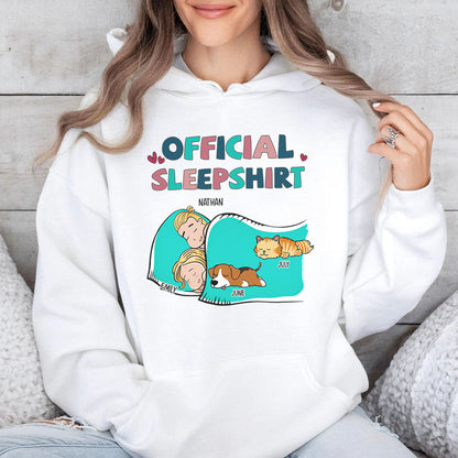 PSTPA09 Official Sleepshirt Couple - Personalized Custom T-shirt Hoodie
