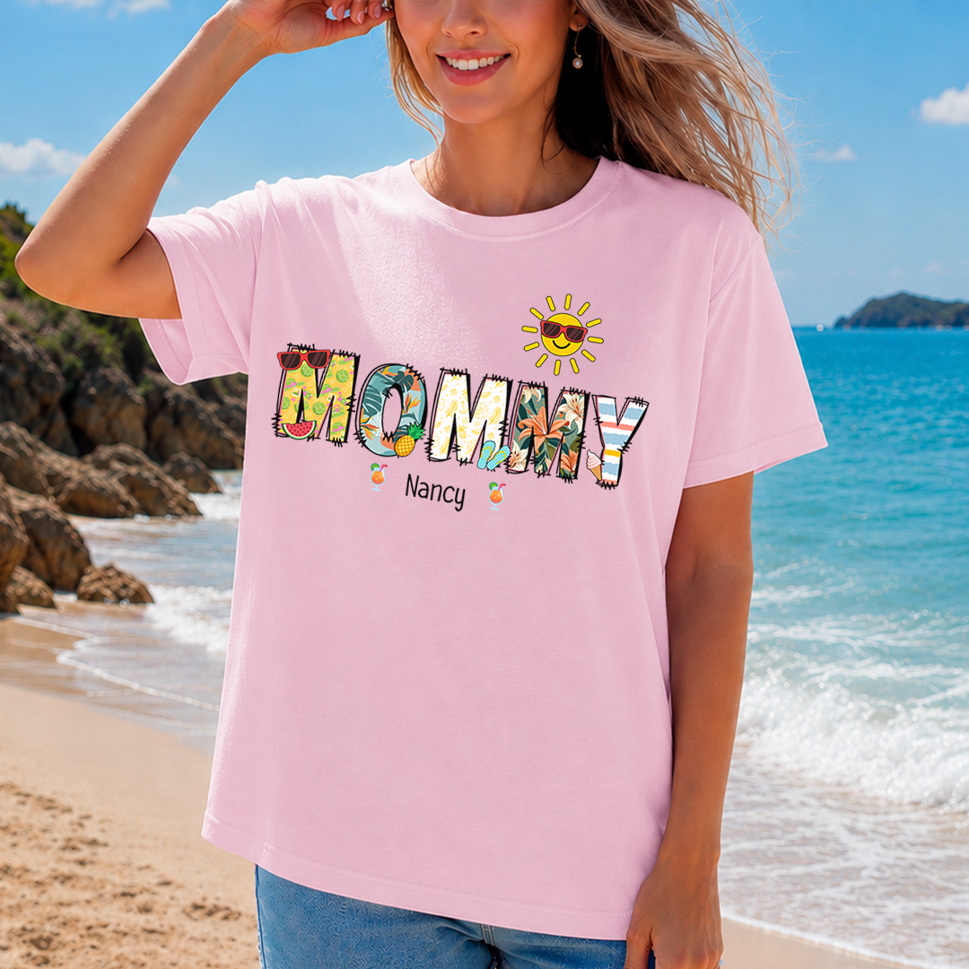 VPST46 Mimi Grandma Summer - Personalized T-shirt Hoodie