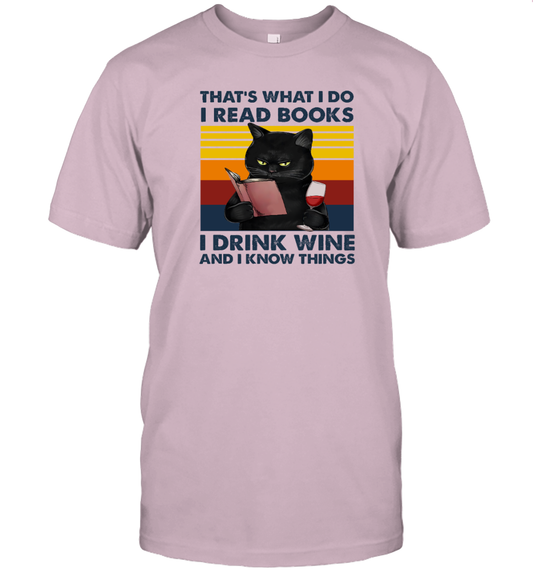 Miah879 That's What I Do I Read Books I Drink Wine And I Know Things cat