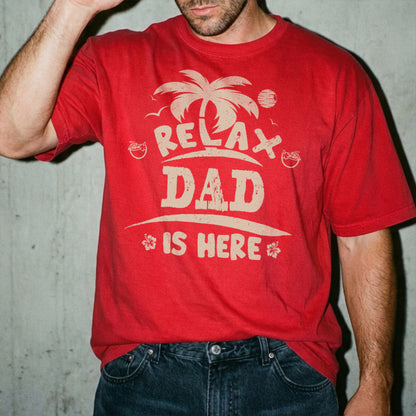 PST224 Relax Papa Is Here - Personalized Custom T-shirt Hoodie