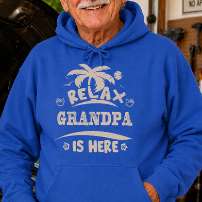 PST224 Relax Papa Is Here - Personalized Custom T-shirt Hoodie