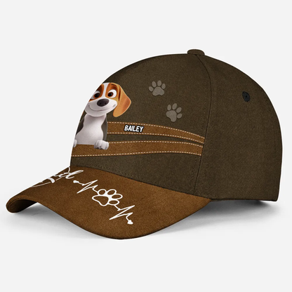 PST228 Best Dog Dad Mom Ever - Personalized Custom Classic Cap