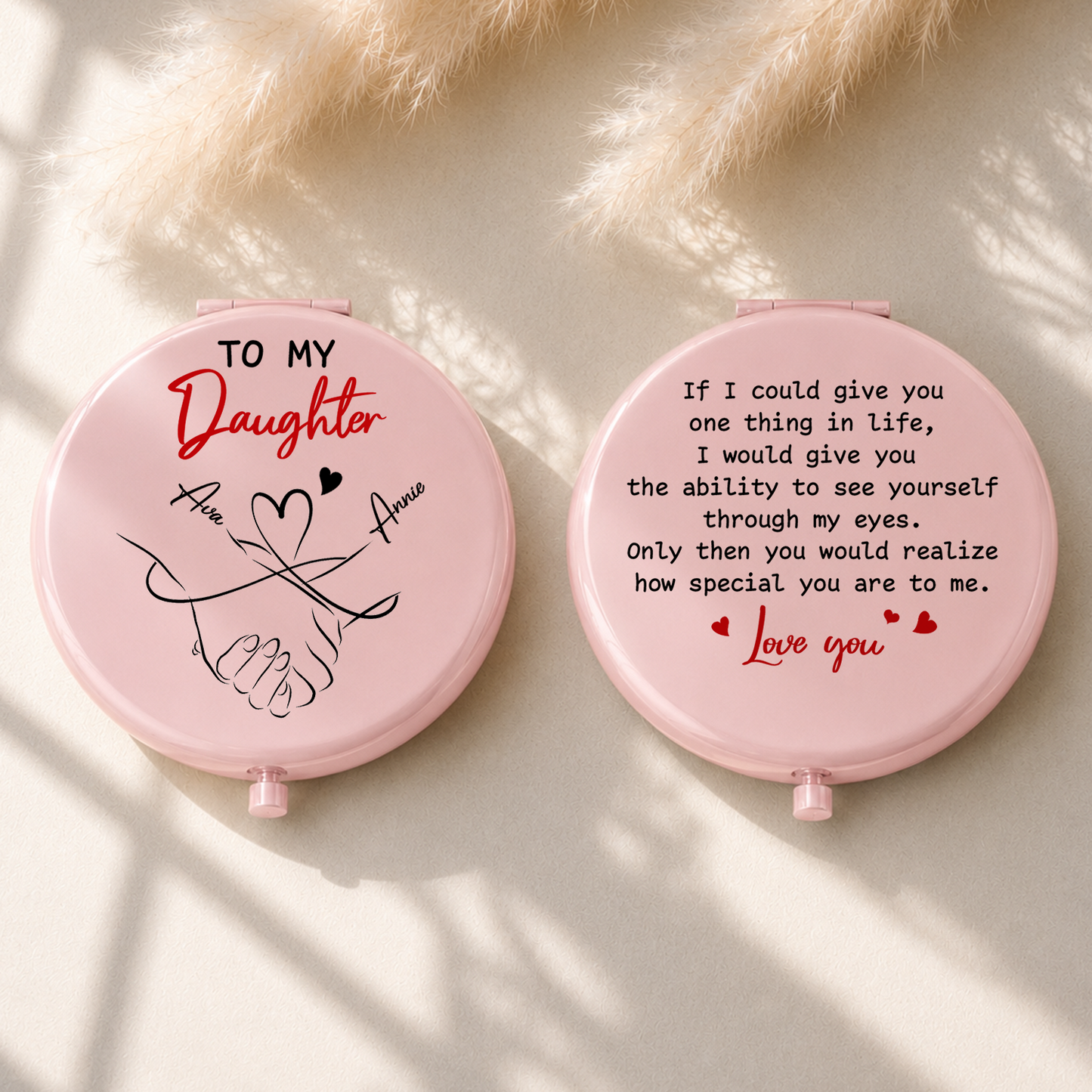 VPST41 To My Daughter How Special You Are To Me - Personalized Custom Compact Mirror
