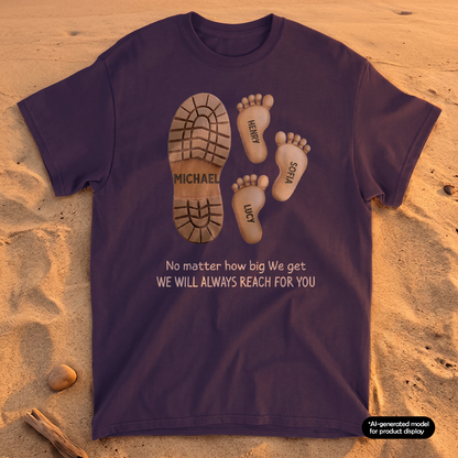 MPST03 I Will Always Reach For You - Personalized T-shirt Hoodie