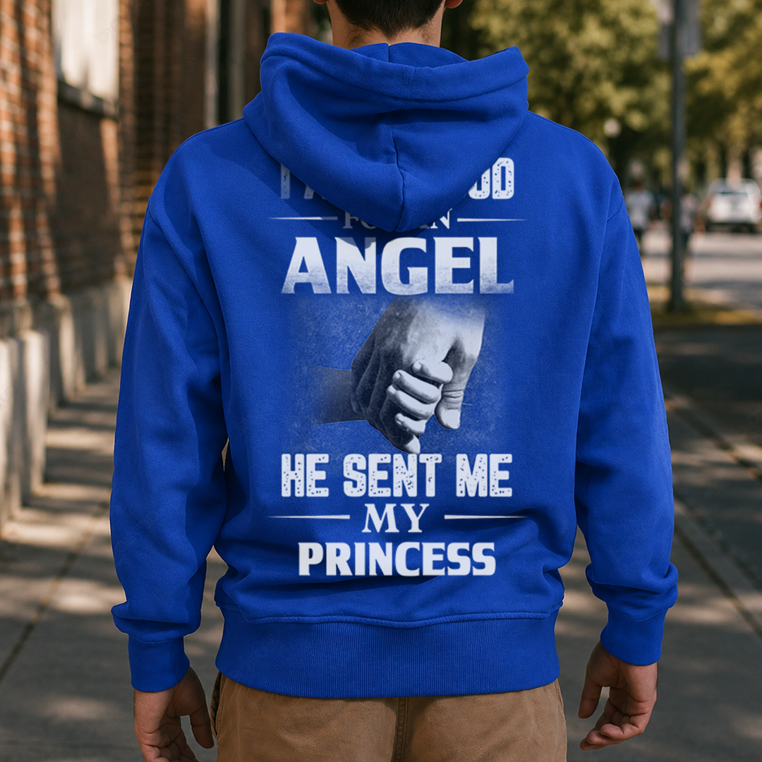 VPST20 I Asked God For An Angel, He Sent Me My Granddaughter - Personalized T-shirt Hoodie