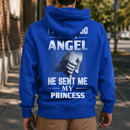 VPST20 I Asked God For An Angel, He Sent Me My Granddaughter - Personalized T-shirt Hoodie