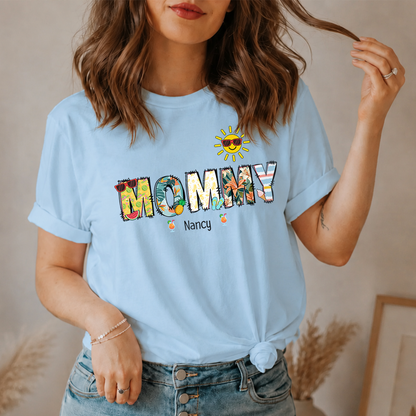 VPST46 Mimi Grandma Summer - Personalized T-shirt Hoodie