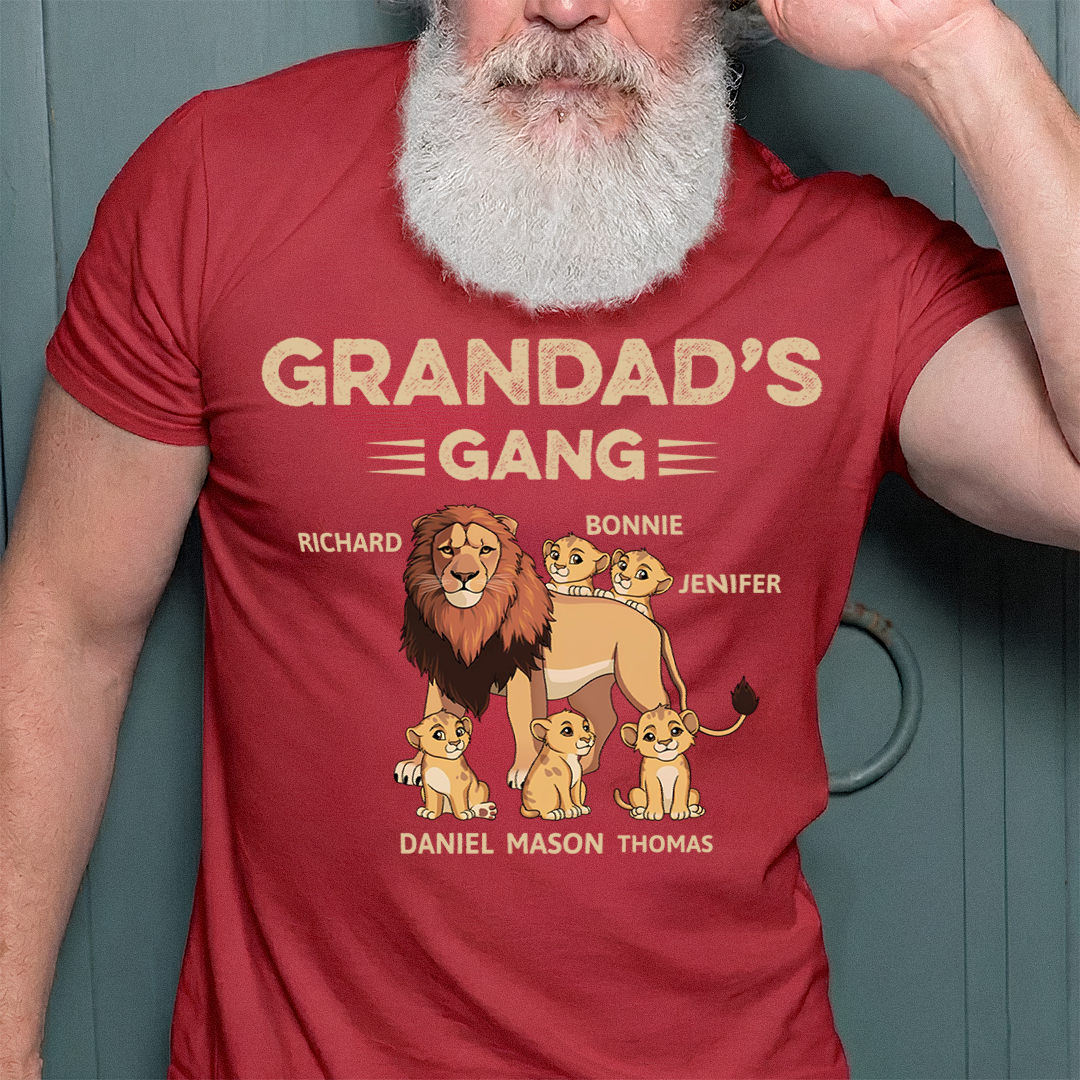 VPST06 Daddy's Gang - Personalized Custom T-shirt Hoodie
